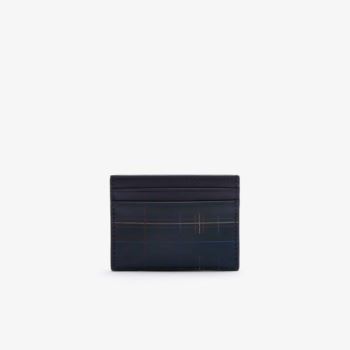 Lacoste Fitzgerald Leather Card Holder Pánské - Doplňky Tmavě Blankyt Blankyt | CZ-6fKvcB